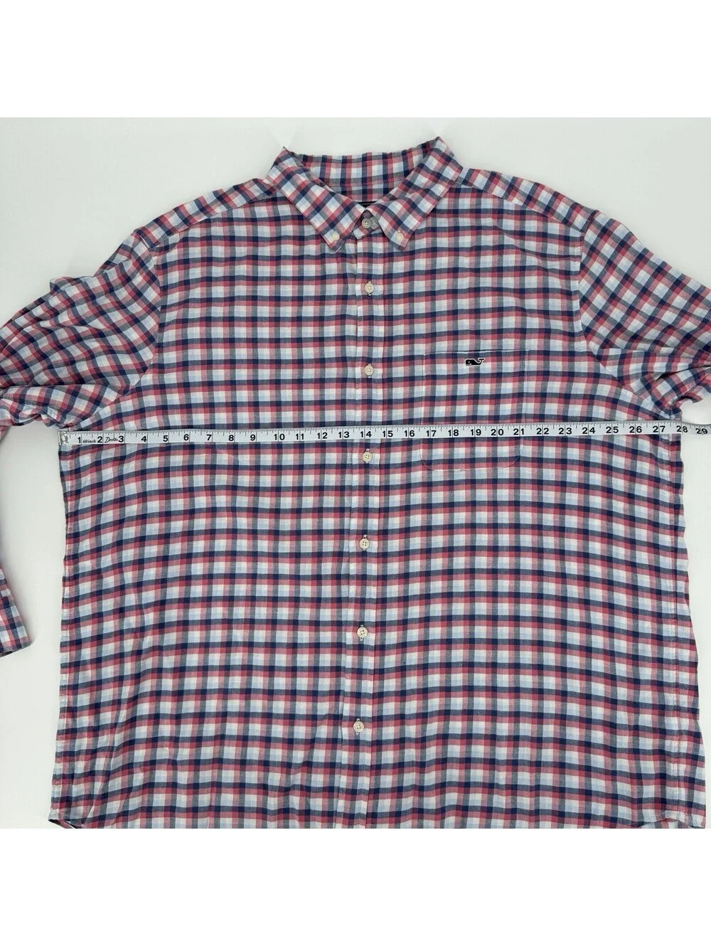 Vineyard Vines Performance Classic Fit Long Sleeve Plaid Shirt Men’s Size XXL